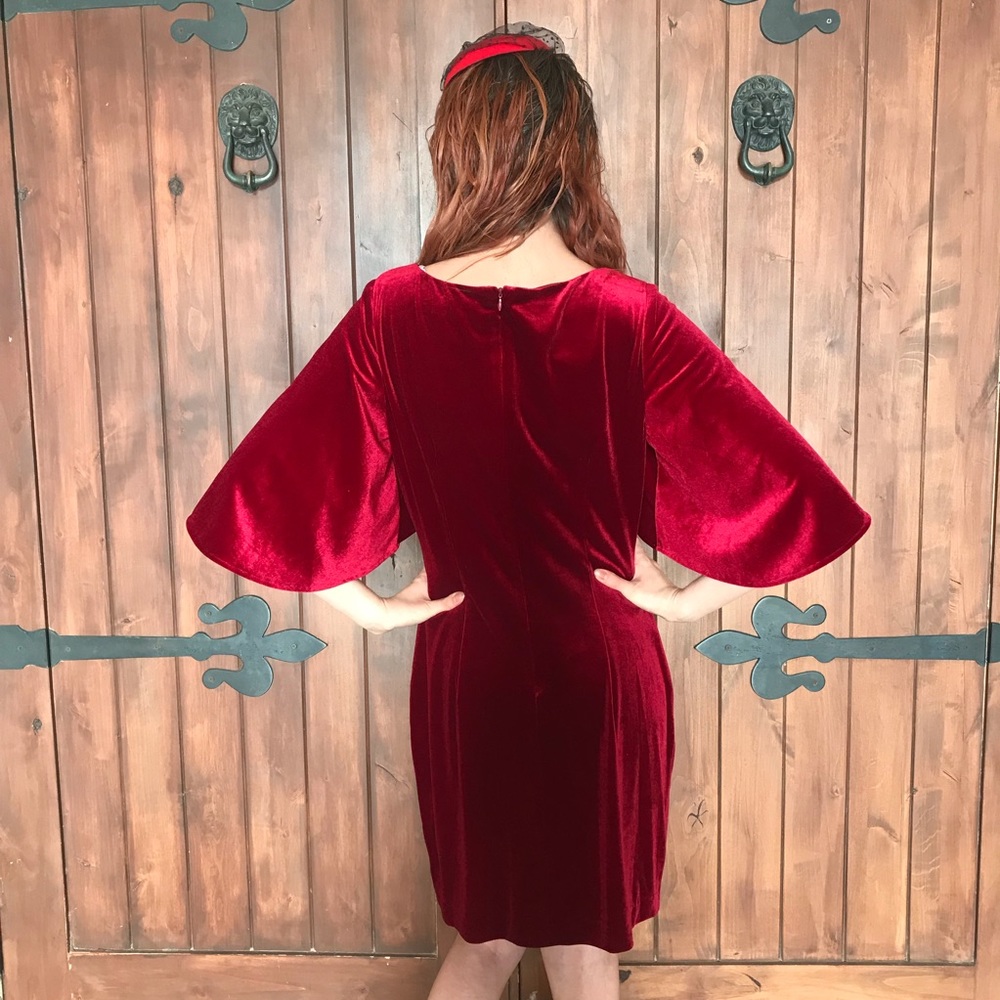 Belle Badgley Mischka Velvet Dress NWT - Picture 3 of 8